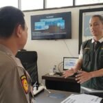 Anak Krakatau Kembali Erupsi, Polsek Cinangka Ingatkan Warga Patuhi Imbauan