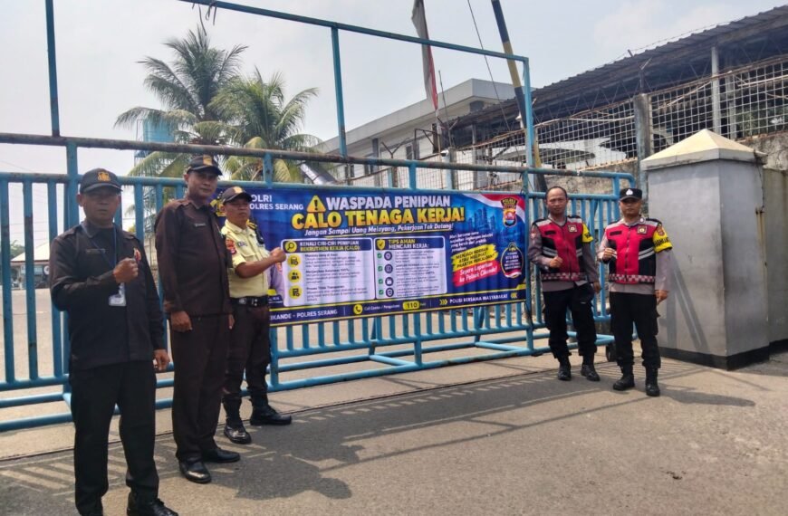 Polsek Cikande Imbau Pencari Kerja…