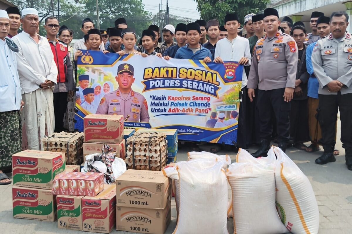 Sentuhan Kasih Kapolres Serang, Polsek Cikande Sambangi&hellip;