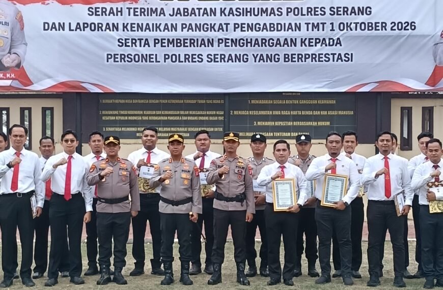 Personel Berprestasi Diganjar Penghargaan, Kapolres…