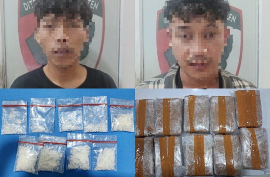 Polda Banten Gagalkan Pengiriman 11 Kg Ganja&hellip;